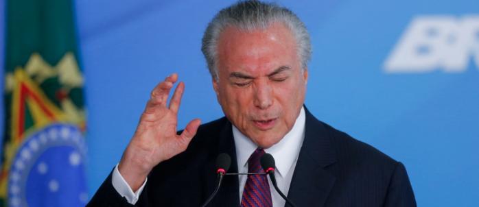 В Бразилии по подозрению в коррупции задержали экс-президента Темера. Фото: FAKTXEBER