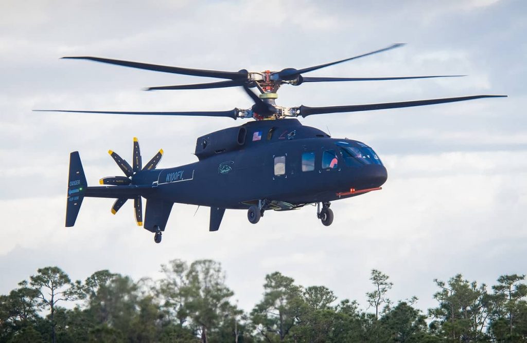 Унікальній швидкісний вертоліт. Фото: Sikorsky-Boeing 