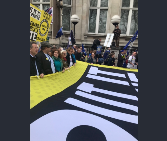 Акція проти Brexit у Лондоні. Фото: Twitter