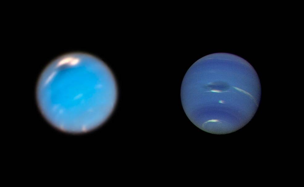Фото шторма на Нептуне. Фото: nasa.gov