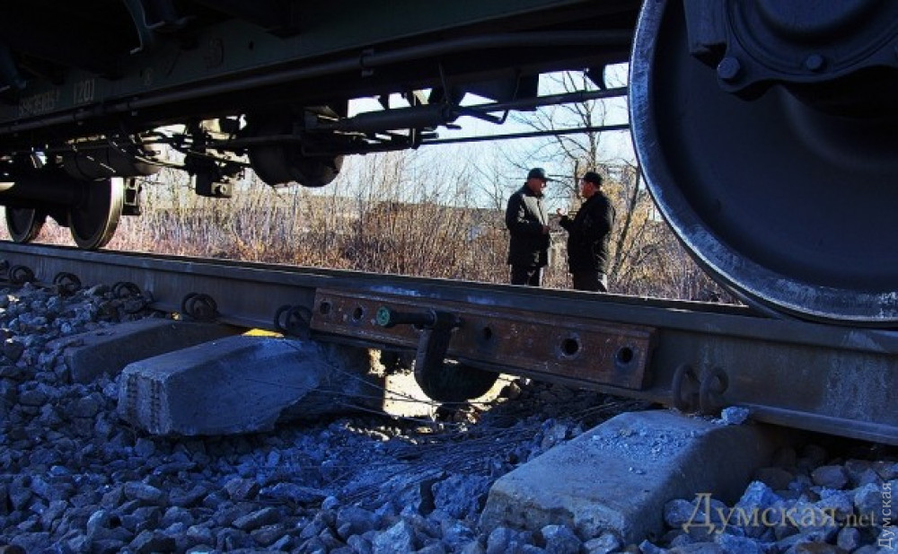 Взрыв на железной дороге в Одессе. Фото: dumskaya.net