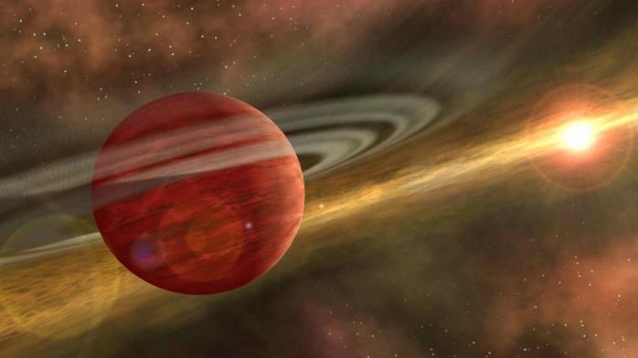 Астрономы впервые смогли наблюдать за экзопланетой супер-Юпитер. Фото: quasar.by