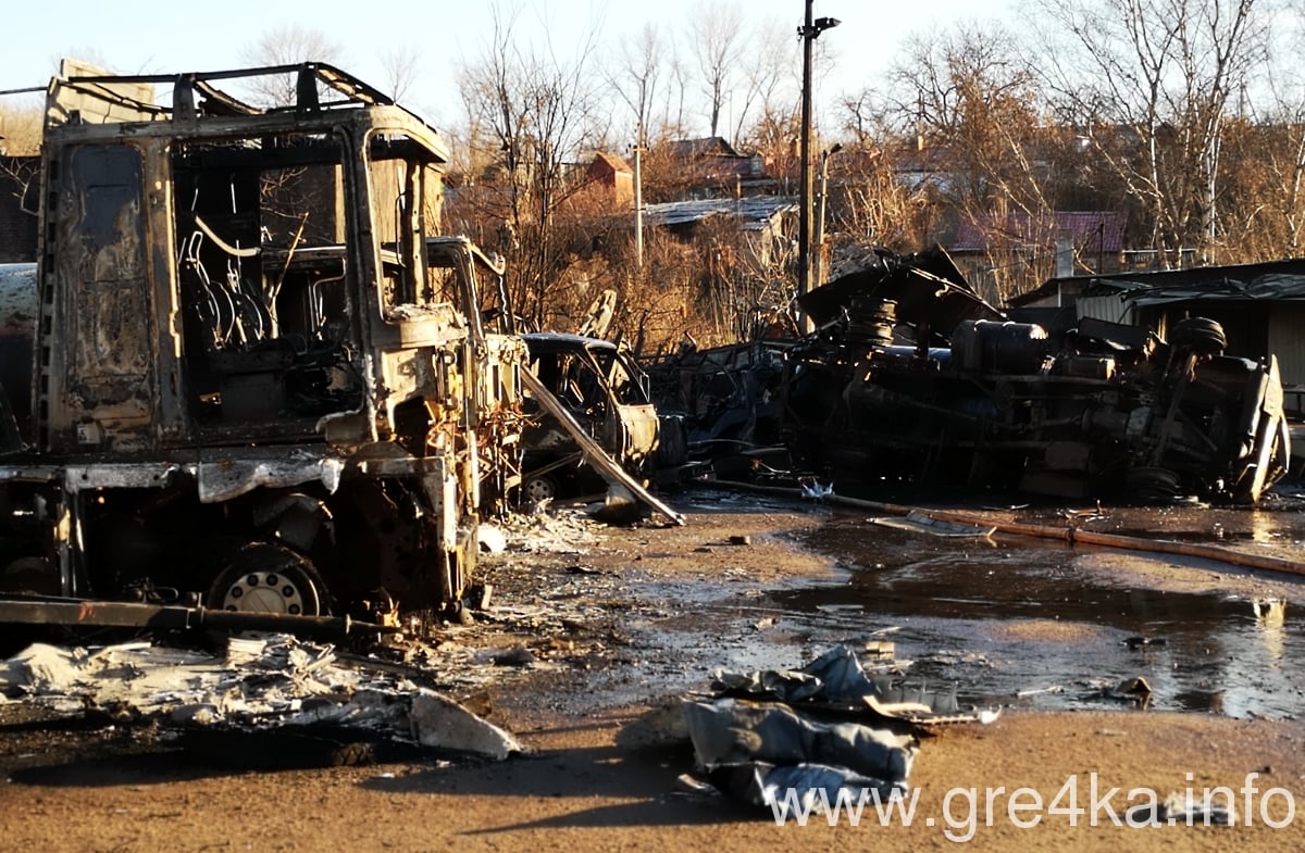 Последствия взрывов в Кропивницком. Фото: Гречка