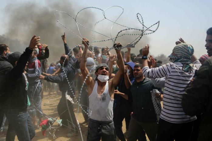 Заворушення в секторі Газа: на кордоні зібралися 20 тис. палестинців. Фото: Middle East Eye