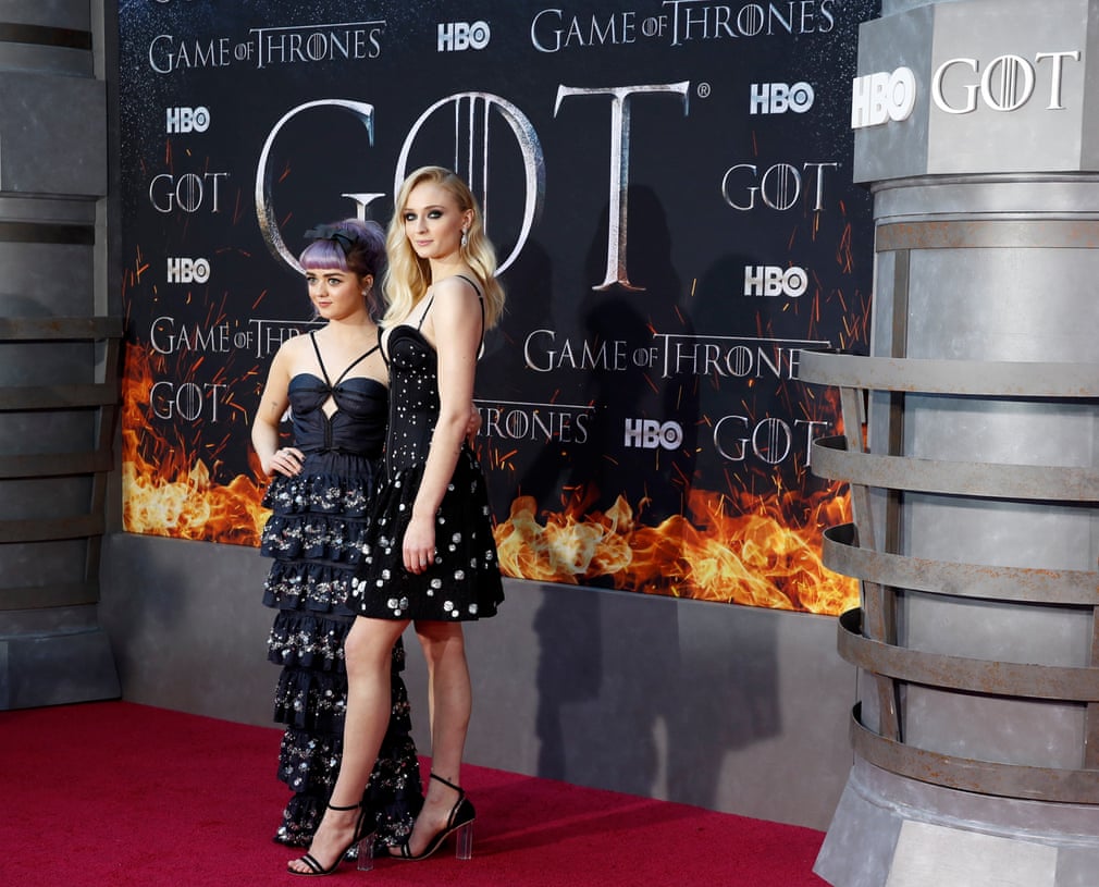 Игра престолов: звезды сериала посетили мировую премьеру финального сезона в Нью-Йорке / Фото: The Guardian.