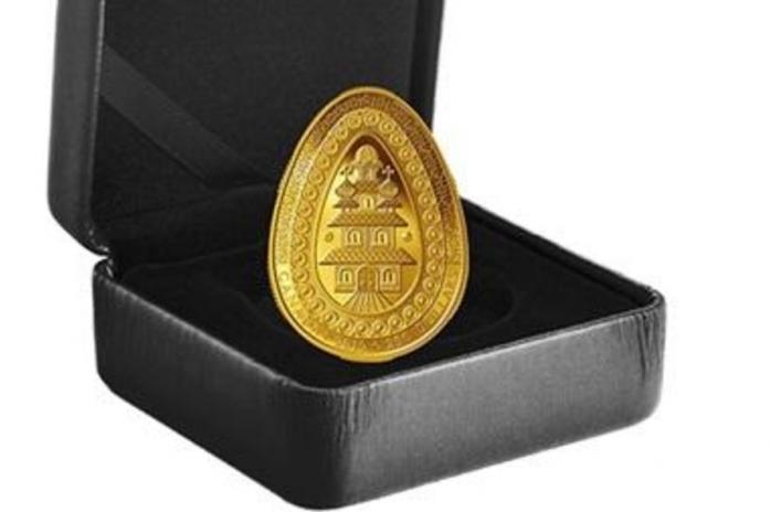 Монету-писанку из золота впервые выпустили в Канаде. Фото: Телеканал ATR