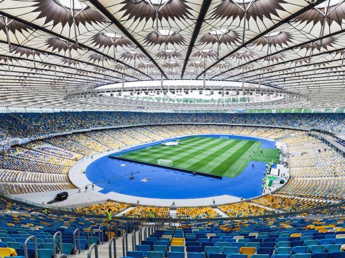 Стадион «Олимпийский» в Киеве. Фото: 112 Украина