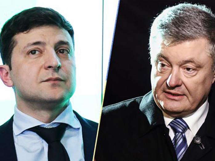 Порошенко та Зеленський сьогодні у Франції. Фото: ВВС