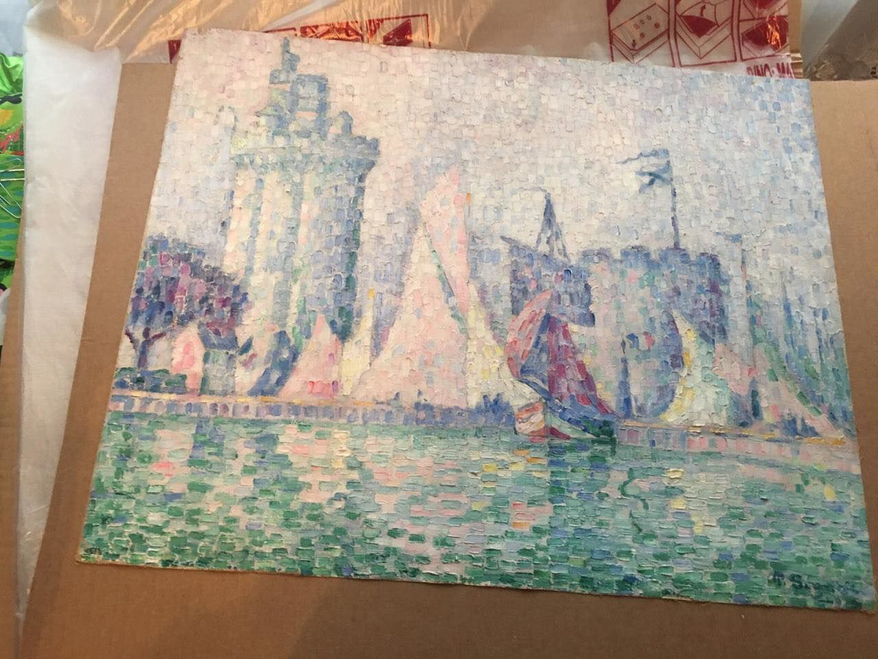 Картину под названием «Порт Ла-Рошель» украли из музея в городе Нанси и теперь она вернется на родину. Фото: главное