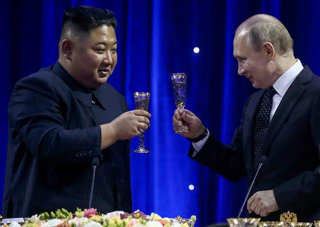 Встреча Путина и Ким Чен Ына, фото — ТАСС