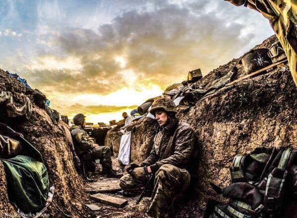 Украинские пехотинцы. Фото: Сергей Попко в Facebook