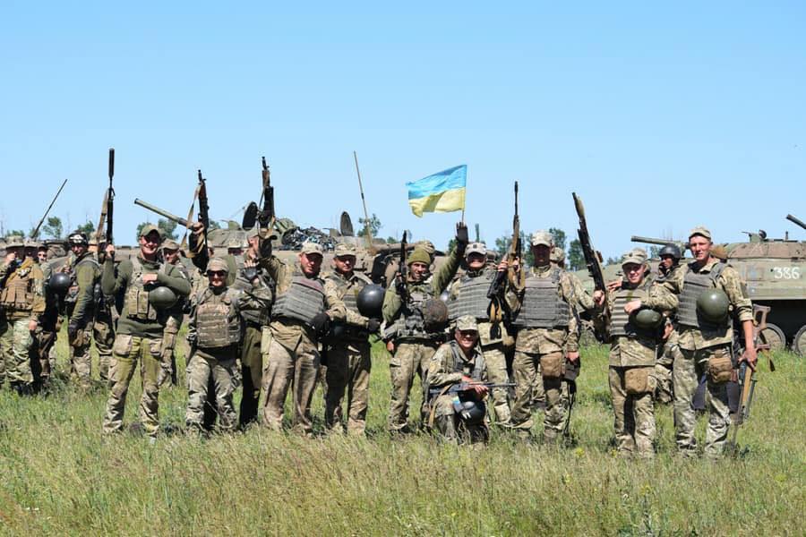 Украинские пехотинцы. Фото: Сергей Попко в Facebook