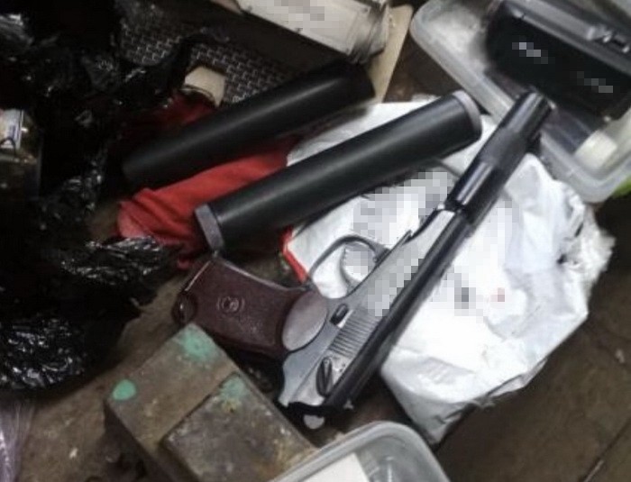 На Одещині СБУ вилучила зброю та боєприпаси, фото: прес-центр СБУ