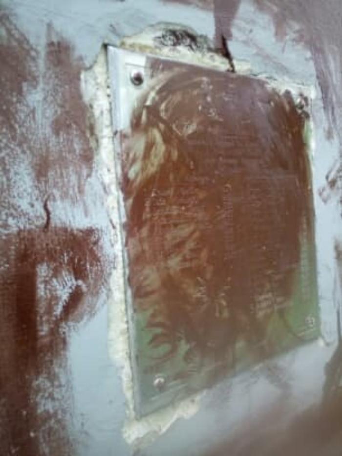 Осквернений пам’ятник у Фредополі, фото: «Наше Слово»