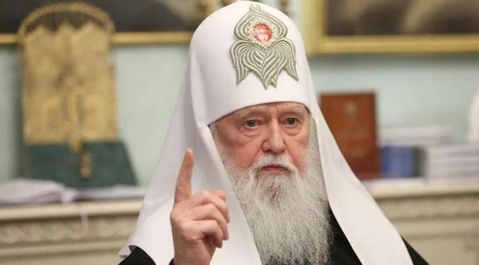 Патриарх Филарет, фото: «Телеканал 24»