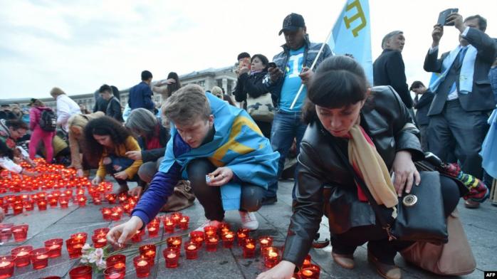 Депортация крымских татар: в Киеве почтили память жертв сталинского преступления, фото — Радио Свобода