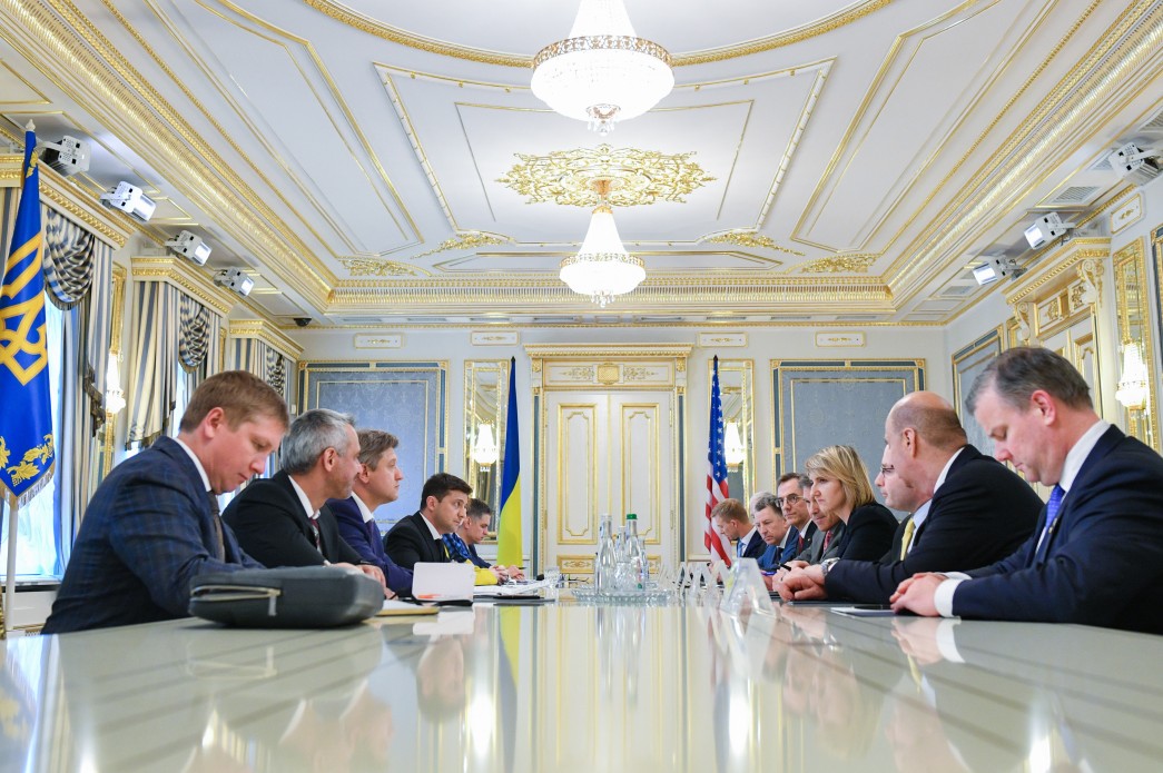 Зеленський зустрівся із представниками США. Фото: president.gov.ua