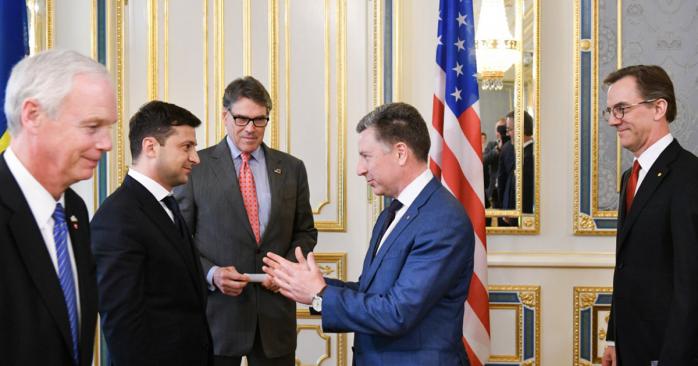 Зеленський зустрівся із представниками США. Фото: president.gov.ua