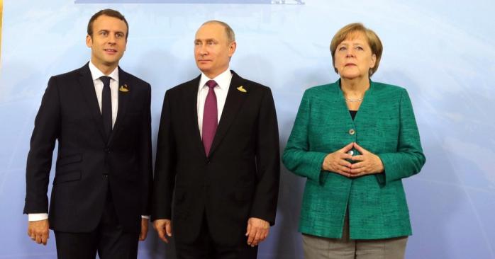 Макрон та Меркель поговорили з Путіним про Україну. Фото: Федеральное агентство новостей
