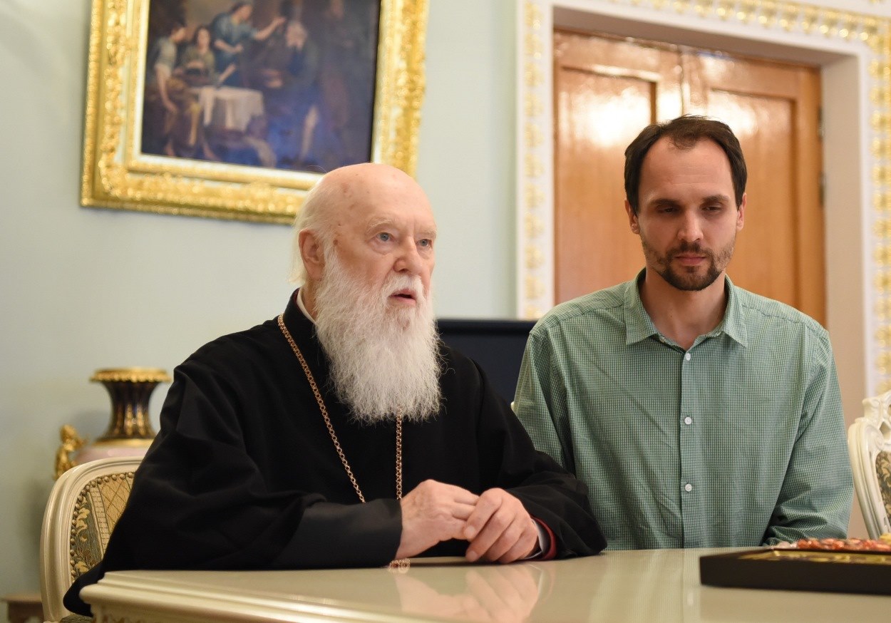 Встреча патриарха Филарета с представителями Вселенского патриархата, фото: патриарх Филарет