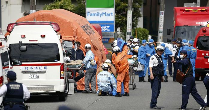 Нападение с холодным оружием произошло в Японии. Фото: AP News