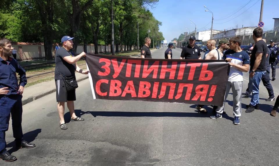 Во время бунта в одесской колонии, фото: Владимир Мелюхов
