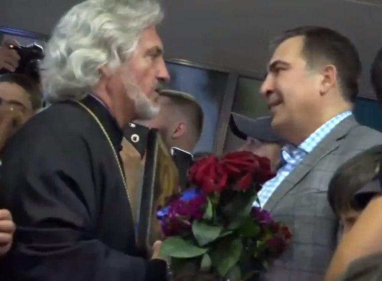 Возвращение Саакашвили. Фото: YouTube
