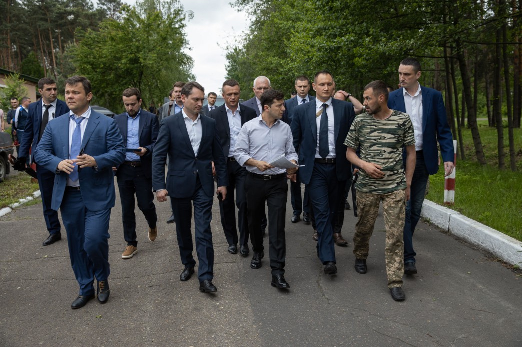 Зеленський відвідав шахту «Лісова». Фото: president.gov.ua