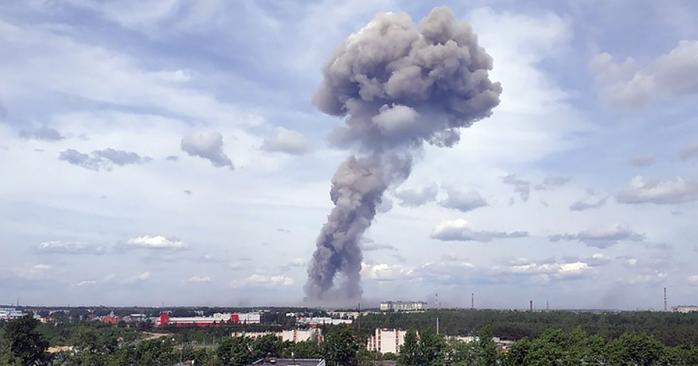 Взрыв на заводе в Дзержинске. Фото: Комсомольская правда