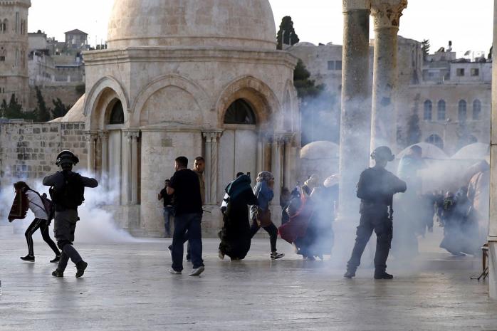 В Иерусалиме произошли столкновение мусульман и полиции. Фото: delfi.lt