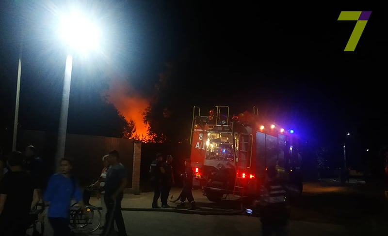 В Одессе пожар в психиатрической клинике. Фото: 7 канал