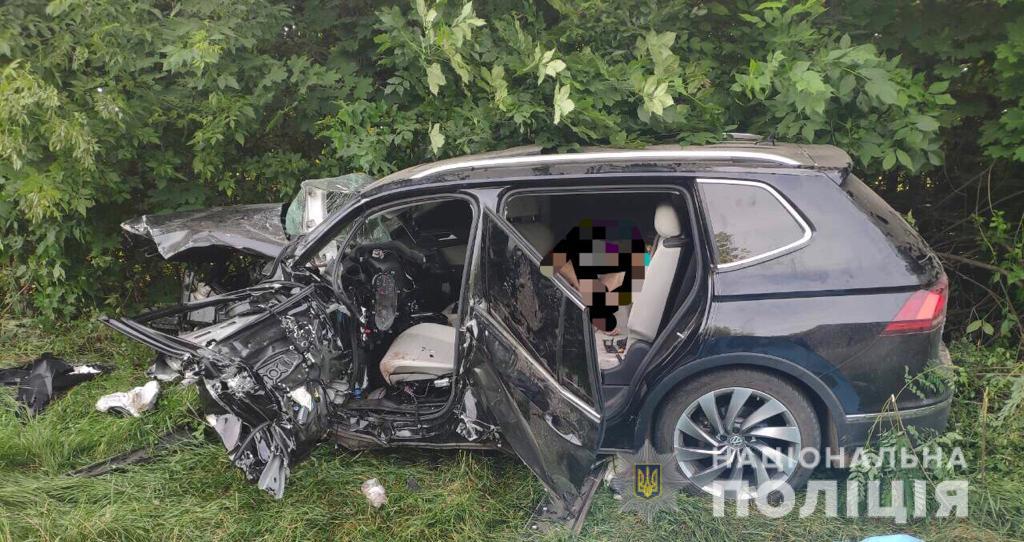 Аварія у Вінницькій області. Фото: Нацполіція