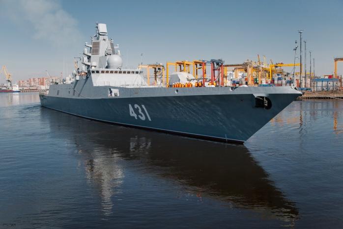 Российский военный корабль заметили у границ Латвии. Фото: LiveJournal