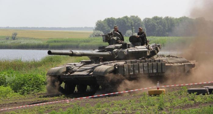 Во время соревнований танковых экипажей в Донецкой области, фото: пресс-служба ООС