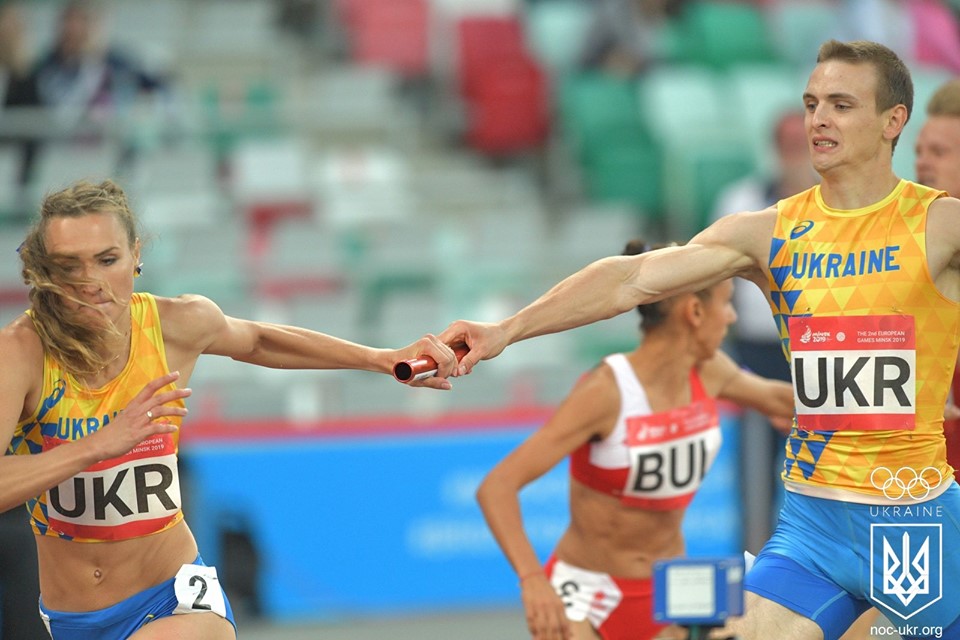 Украинские легкоатлеты одержали победу. Фото: НОК Украины