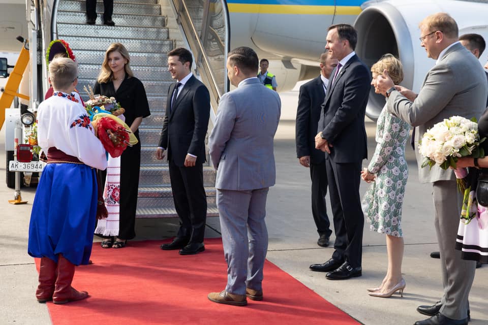Зеленський прибув до Канади. Фото: Офіс президента України