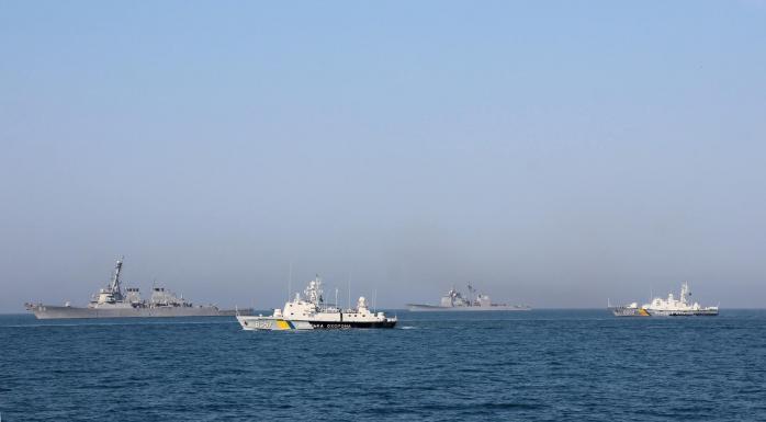 Росія проти НАТО: росіяни переслідують кораблі Альянсу на навчаннях Sea Breeze у Чорному морі, фото — investigator.org.ua