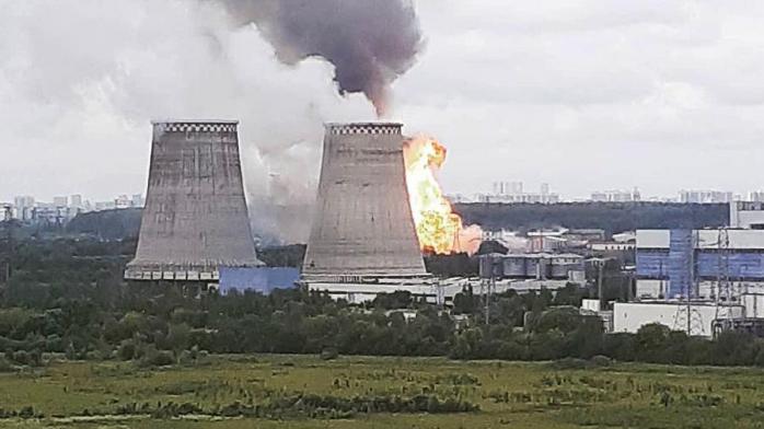 Пожар в России: под Москвой горит ТЭЦ, работающая на газе, фото — Инстаграм