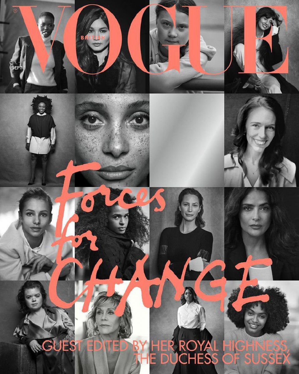 Меган Маркл стала редактором модного журнала Vogue. Фото: edward_enninful / Instagram 