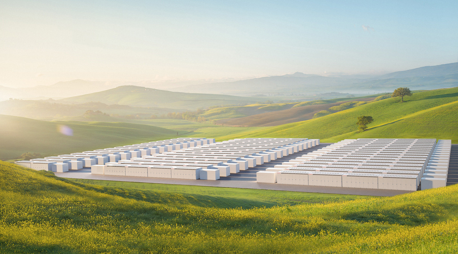 Tesla презентувала великі сховища енергії Megapack. Фото: Engadget
