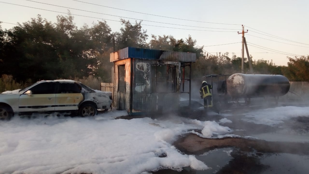 Наслідки пожежі в селі Тарасівка, фото: ДСНС
