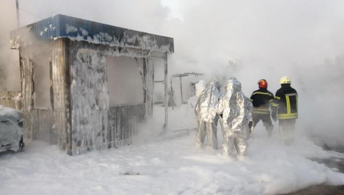 Наслідки пожежі в селі Тарасівка, фото: ДСНС