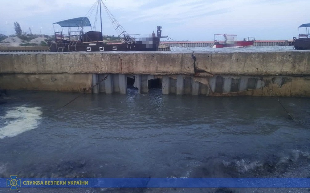 Розкрито розкрадання коштів, виділених на реконструкцію каналу «Тилігульський лиман – Чорне море». Фото: СБУ