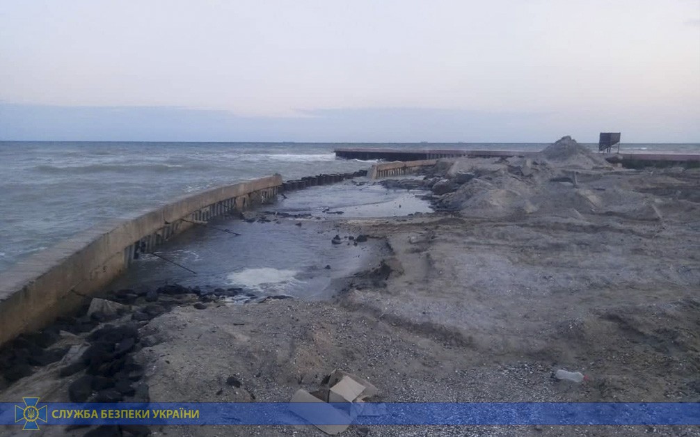 Розкрито розкрадання коштів, виділених на реконструкцію каналу «Тилігульський лиман – Чорне море». Фото: СБУ