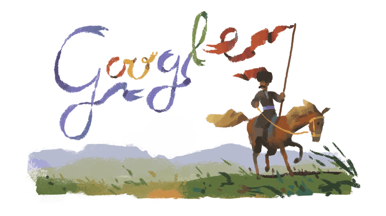 Google выпустил doodle к 200-летию со дня рождения Пантелеймона Кулиша. Фото: google.com