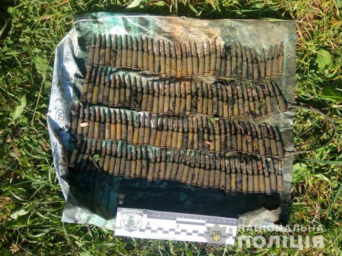 Найденные боеприпасы, фото: Национальная полиция