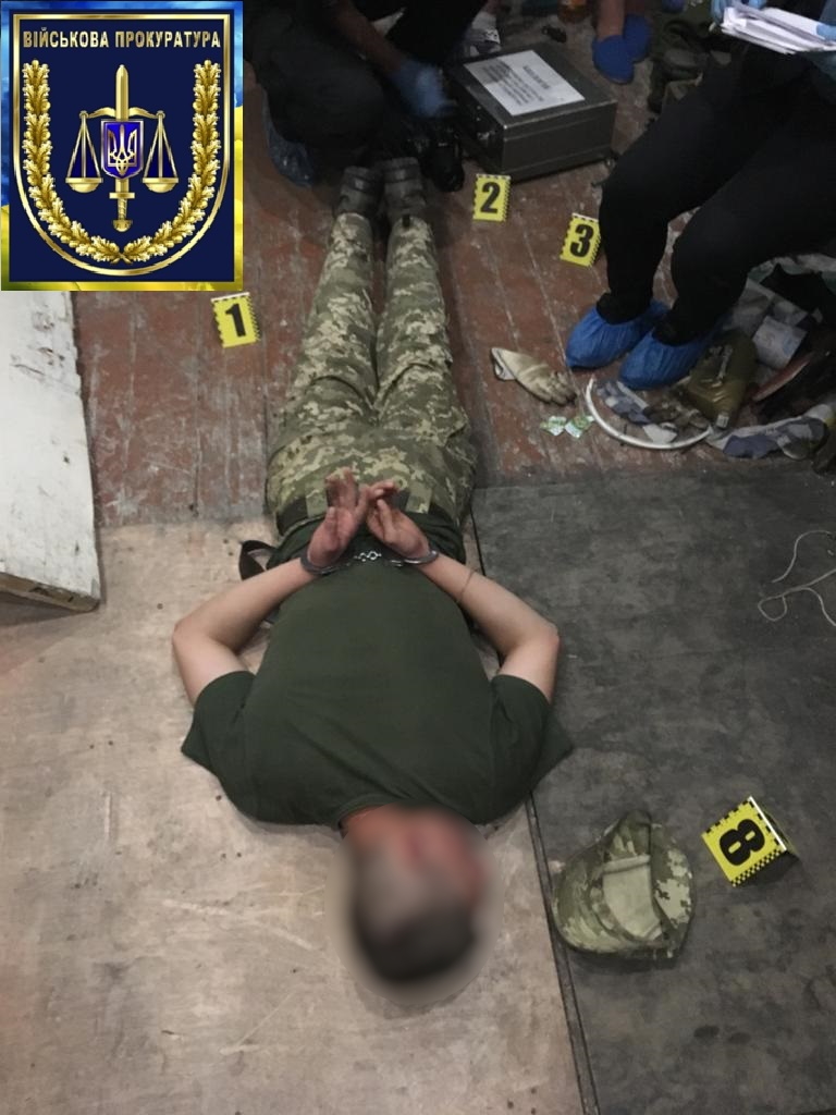 В Киевской области задержали контрактника, который убил человека. Фото: военной прокуратурой