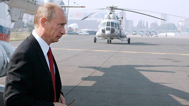 Паранойя Путина: президенту РФ привезли в Марсель личный вертолет из Москвы, фото — ТАСС