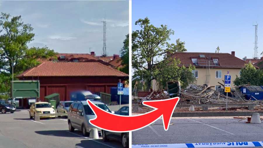 Взрыв в Швеции: полиция взорвала склад вещественных доказательств, фото — Аftonbladet