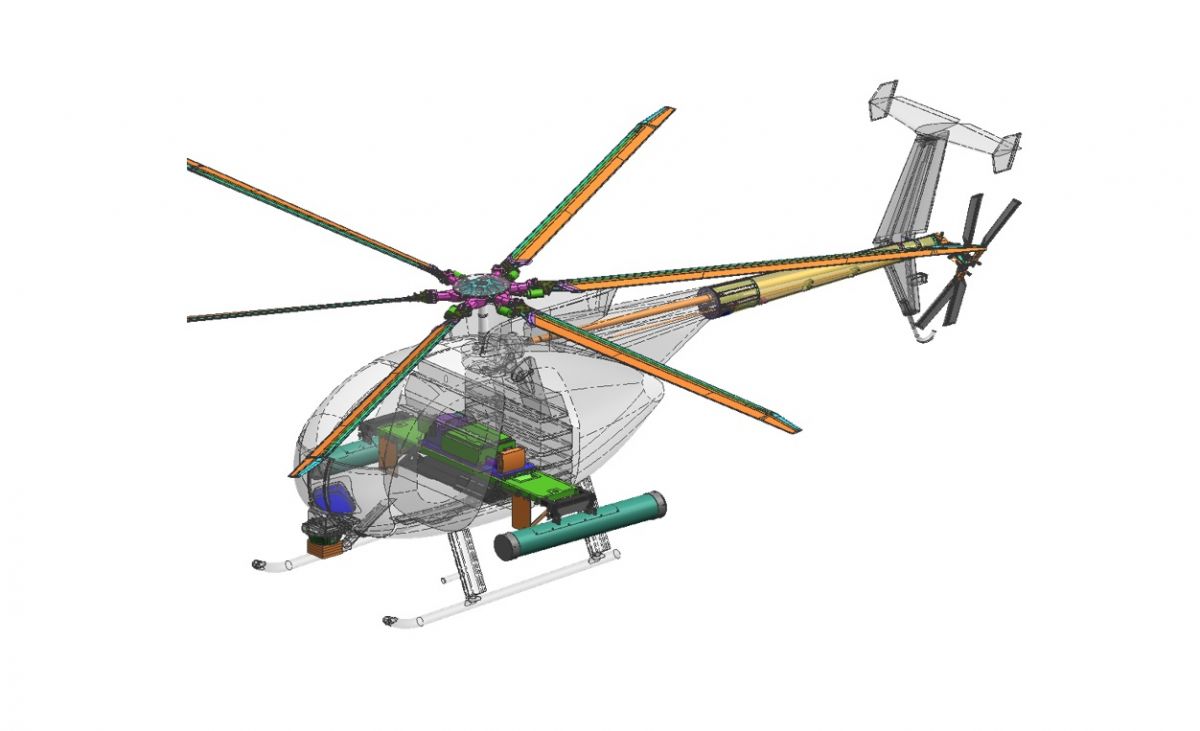 Модернизированный A/MH-6 Little Bird для армии США. Фото: United States Special Operations Command